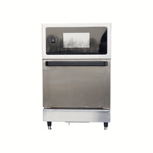Four électrique rouge et noir en acier inoxydable, haute vitesse, 16 L, grande capacité, <span class=keywords><strong>pour</strong></span> boulangerie commerciale, cuisson rapide, hôtel, <span class=keywords><strong>buffet</strong></span>, Wi-Fi - Product Image 4