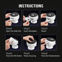 Projecteur d'étoiles de planétarium pour la maison: projecteur de galaxie ultra clair pour la chambre à coucher moderne 3D