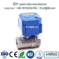 CWX-25S Mini actionneur électrique moteur vanne à boisseau sphérique 5V 12V 24V 110V 220V motorisé 5V vanne motorisée