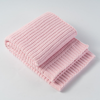 Super doux Offre Spéciale prix de gros couverture pour bébé 100% coton couleur unie couverture tricotée pour nouveau-né