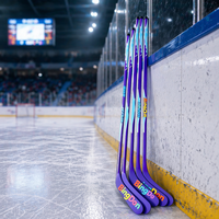 Bâton de hockey sur glace en fibre de carbone OEM Elite, ultra léger, durable, performance professionnelle, tailles personnalisables, options de flexibilité