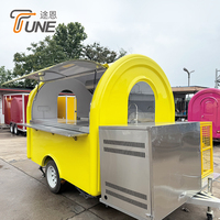 Remolque de Comida Móvil Totalmente Equipado, Carrito de Comida, Camión de Venta de Comida en Venta