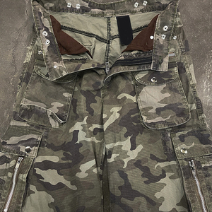 Vintage Multi Pocket Camouflage Trousers Carpenter Baggy <b>Cargo</b> <b>Pants</b> Custom Oversized Wide Leg Streetwear <b>Work</b> Camo <b>Pants</b> Men - Product Image 5