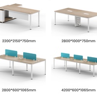 Nouvelle station de travail modulaire de coworking au design moderne, bureau de centre d'appels, poste de travail en cubicle