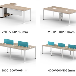 New Modern Design Coworking Modular <b>Office</b> Workstation Cubicle Call Center Work Station Desk - Product Image 2