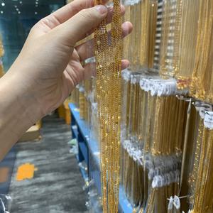 Chaîne en laiton plaqué or 24 carats JXX, prix de gros usine, collier pour femme, collier pour homme, usage quotidien - Product Image 3