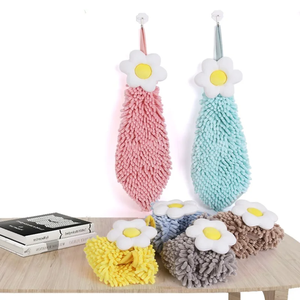 Bonita Toalla de Mano para Cocina, sin Pelusa, Colgante, de Chenilla, Absorbente, de Tela Gruesa, para Niños - Product Image 2