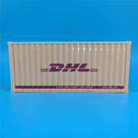 Porte-stylo en forme de conteneur maritime de 20 cm, boîte de rangement, cadeau promotionnel, logo personnalisé, ODM, OEM, livraison DHL