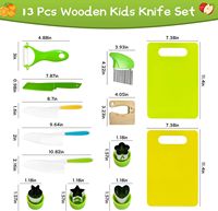 Ensemble de couteaux de cuisine pour enfants Outils de cuisine pour enfants Ensemble de couteaux de cuisine pour enfants Ensemble d'ustensiles de cuisine pour enfants