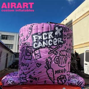 Carpa de sombrero inflable gigante para decoración de eventos de circo y publicidad inflable personalizada - Product Image 6