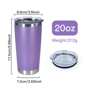 Mug de voyage isotherme avec logo personnalisé, gobelet en acier inoxydable de 20 oz avec couvercle coulissant, gobelet isotherme pour garder au chaud et au froid - Product Image 2