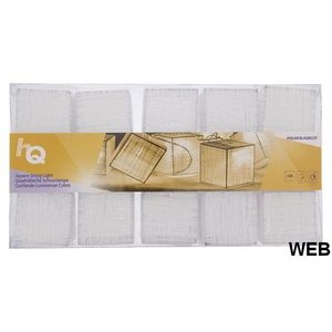 LED <b>String</b> <b>Lights</b> 2.1m Rectangular Square Shape Warm White Indoor <b>Outdoor</b> Decoration - Product Image 3