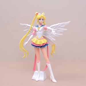 2 unids/set 23CM Sailor Moon Girl para regalos personaje de dibujos animados modelo colección Anime PVC figura juguete - Product Image 2