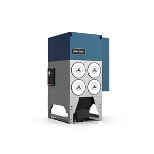 Air pulse jet self cleaning industrial dust collector for centralized welding fume extraction