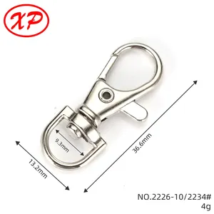 Custom Bag Hardware Snap Hook Factory Supplier Zinc Alloy Brass Handbag Dog Leash Swivel Snap Hook