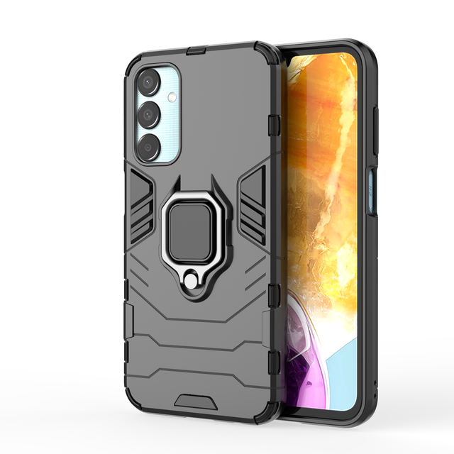 Rugged Shockproof Phone Case for Samsung Galaxy M55 5G A55 A35 A15 A25 Magnetic Ring Holder Kickstand Armor Case Cover