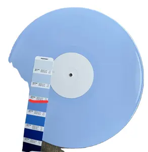 Ondoorzichtige Blauwe Kleur Vinyl Records Muziek Vinyl Record Accepteren Aangepaste Logo Persen