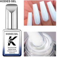 KODIES GEL OEM – Fournitures de vernis gel UV végétalien non toxique à marque privée, brillance longue durée 40 jours, structure blanche, nail art français personnalisé