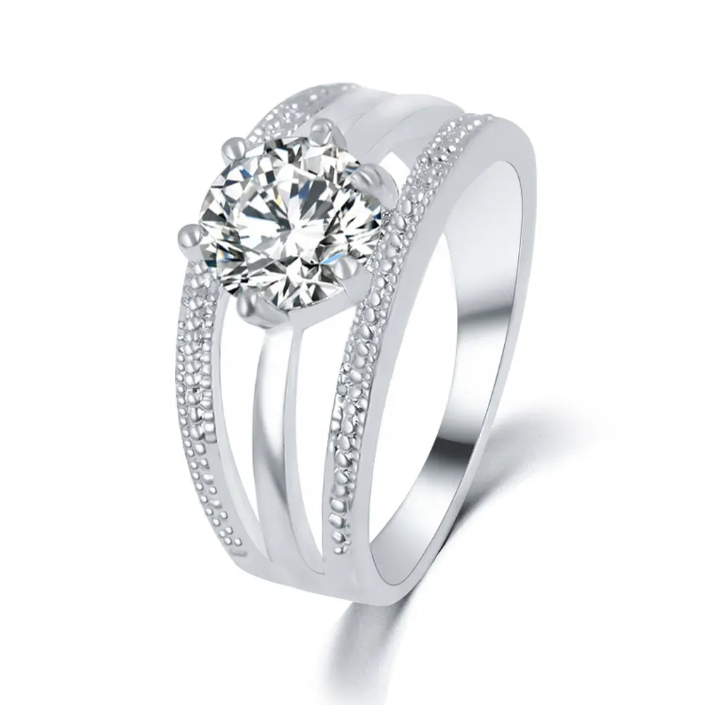 Alibaba-online-shopping women crystal diamond engagement wedding rings jewellery new year 2024