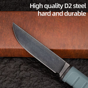 Cuchillo Bowie Skinner de Hoja Fija de Acero Inoxidable de Alta Calidad Beak HK SS282, 200 cm, Punta Recta, Mango de Madera, para Campismo y Actividades al Aire Libre - Product Image 2