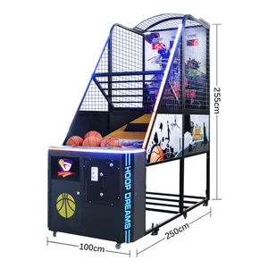 Komersial Dalam Ruangan Beli Crazy Hoop Street Basketball Shooting Kembali Mesin Permainan Arcade Koin Dioperasikan untuk Dijual