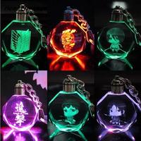 Porte-clés lettres arabes musulmanes Led Light Laser Gravé Allah Porte-clés en cristal islamique
