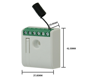 Chất lượng cao 2 kênh mở mã 433Mhz phổ Receiver với Bộ nhớ lớn cho cửa nhà để xe Opener Hệ thống an ninh yet477 - Product Image 3