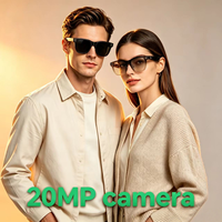 W660 Lunettes avec caméra 20MP, enregistrement vidéo 4K 60FPS, traduction en temps réel, reconnaissance d'objets pour ChatGPT
