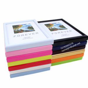 Cadres <span class=keywords><strong>photo</strong></span> colorés en plastique pour enfants, format A5, A4, A3, A2, idée cadeau, bon marché, encadrement de cliché - Product Image 1