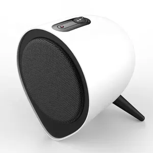 CE EMC RoHS kompakt tasarım sessiz hızlı ısı taşınabilir masaüstü odası ofis yatak seramik Fan ısıtıcı