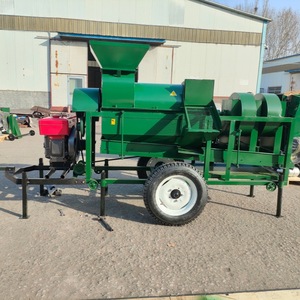Tractor de Cuatro Ruedas, Modelo Diésel, Máquina Trilladora de Soja y Sorgo, Equipo Agrícola Multifuncional Ecológico - Product Image 4