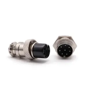 High quality GX16 M16 Circular Connector 2 3 4 5 6 7 8 Pin Metal Connector