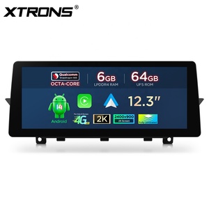 12.3 Inch 2K Android Car Player for BMW X1 E84 2009-2015 with No Factory Display 6+64GB Qualcomm 665 <b>Wireless</b> CarPlay CE-XTRONS - Product Image 3