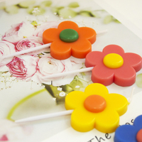 Großhandel Handgefertigte Bunte Blumenförmige Geburtstagskerzen Umweltfreundliches Paraffinwachs Eleganter Kuchenaufsatz für Hochzeiten Ostern Partys