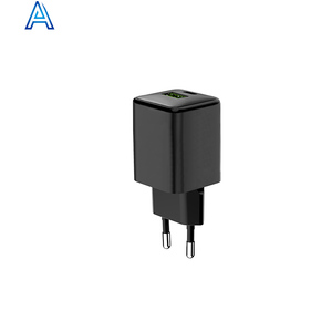 Cargador de pared tipo C con logotipo personalizado de fábrica, cargador de pared de 25 Dual W, cargador de teléfono móvil GaN de carga rápida Universal, cargador PD Apater - Product Image 3