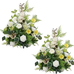 Arrangement de fleurs artificielles roses, 50-100 pièces, fleurs en soie polyester pour décoration de mariage et de maison - Product Image 3