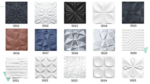 Pannello Decorativo 3D in PVC Goffrato, Carta da Parati 3D per Decorazione Pareti del <span class=keywords><strong>Soggiorno</strong></span> - Product Image 4