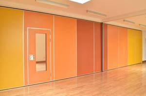 Mampara Plegable para Habitaciones, Diseño de Aislamiento Acústico Móvil, Pared Divisoria Deslizante, Plegable y Flexible para Salas de Conferencias y Escuelas - Product Image 4