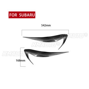 2 Piezas de Cubiertas Decorativas para Faros Delanteros de Fibra de Carbono para Subaru Forester 2013 2014 2015 2016 2017 2018 - Product Image 3