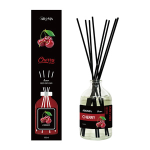 Aroma <b>Reed</b> <b>Diffuser</b> Set 100Ml Cherry Apple Orange Fragrance Home Room Freshener - Product Image 5