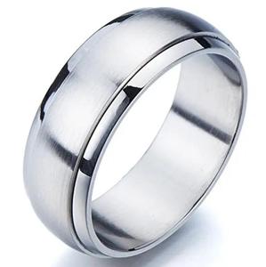 : 2024 produk baru cincin berlapis perak baja tahan karat cincin pasangan cinta untuk hadiah wanita - Product Image 1