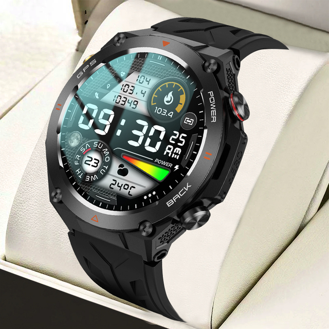 VALDUS Heart Rate Measurement Compass Function Built in GPS Smartwatch 650mAh Battery for Extra Long Standby VG41 Smart Watch