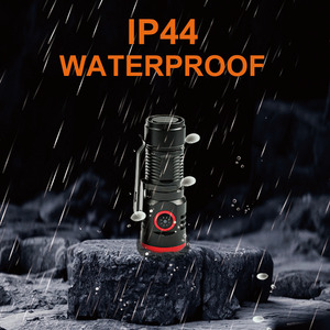 Công suất cao 1000 Lumens <span class=keywords><strong>USB</strong></span> Type-C <span class=keywords><strong>LED</strong></span> Đèn Pin 1100mAh 18350 lithium có thể sạc lại với đầu điều chỉnh cho mục đích chiến thuật - Product Image 3