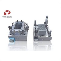 Moule d'injection plastique pour caisses et conteneurs en acier P20 YongQiang, usine de Taizhou, pour produits ménagers, modèle 2025