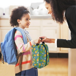 Portable Adult Kids <b>Lunch</b> <b>Box</b> Customs Cooler <b>Bag</b> Thickened Thermal Student School <b>Bag</b> Set for Outdoor Picnic - Product Image 5