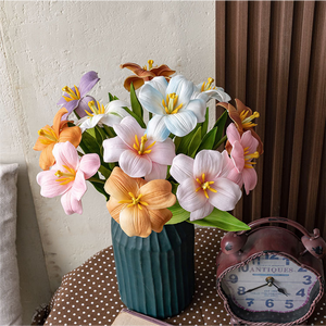 Nhà Nhân Tạo Hoa Thiên Niên Kỷ Giấc Mơ Nụ Cười Hoa Tulip Ins Phong Cách Mô Phỏng Hoa Trang Trí Đám Cưới Bán Buôn Tulip - Product Image 6