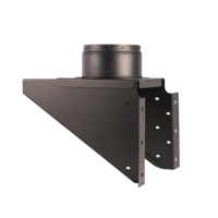 Accessoire de cheminée en acier inoxydable à double paroi isolé haute performance, soudé au laser pour la ventilation des poêles à bois résidentiels