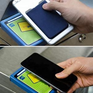 Soporte Universal para Teléfono, Ultra Delgado, Fuerte Adhesivo, <span class=keywords><strong>Cartera</strong></span> para Teléfono con Tela Elástica, Adhesivo para Tarjetas de Celular - Product Image 6