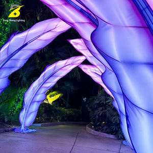 Installation d'éclairage LED en forme <span class=keywords><strong>de</strong></span> plume IP67 - Décoration extérieure étanche pour parcs et événements festifs - Product Image 5