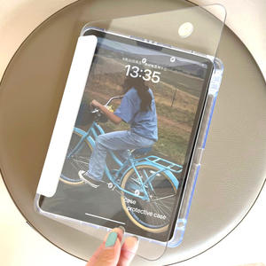 Funda Transparente con Soporte Giratorio 360° a Prueba de Golpes para Tablet <span class=keywords><strong>iPad</strong></span> Air Pro 2026 <span class=keywords><strong>MINI</strong></span> 3 4 5 6 7 8 9 10 11 13 Pulgadas - Product Image 3